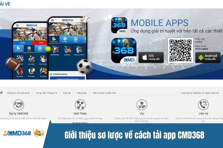 Giới thiệu sơ lược về cách tải app CMD368